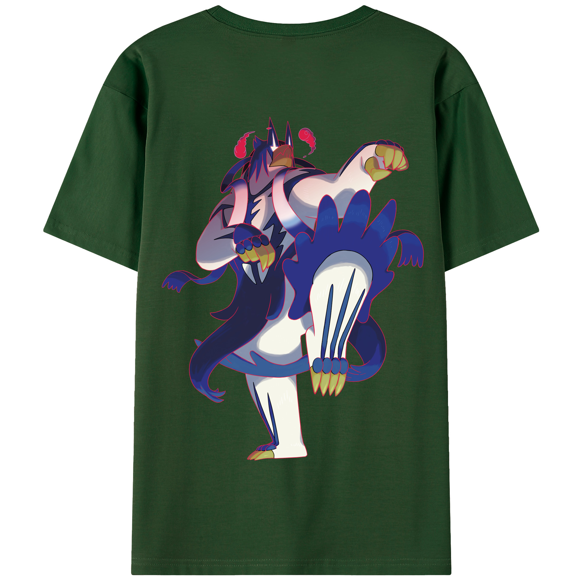 （画像用） ポケットモンスター Pokémon 綿100％半袖Tシャツ（背面プリント）